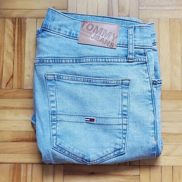Slim Tommy Hilfiger light wash jeans 31/32 - Picture 2 of 4